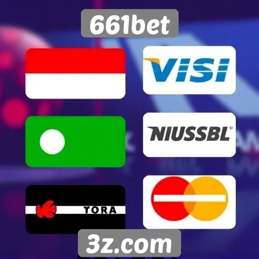 Métodos de pagamento disponíveis na 661bet